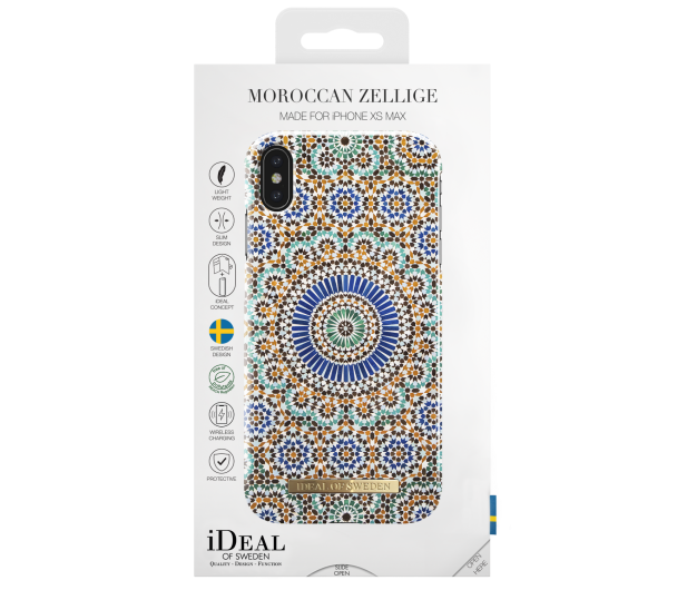 Etui Fashion Case do iPhone XS Max mozaika marokańska - 1390659 - zdjęcie 3
